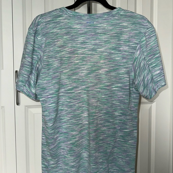 RVCA Deep V Neck Women’s T Shirt size Medium 100% Cotton - Picture 5 of 5